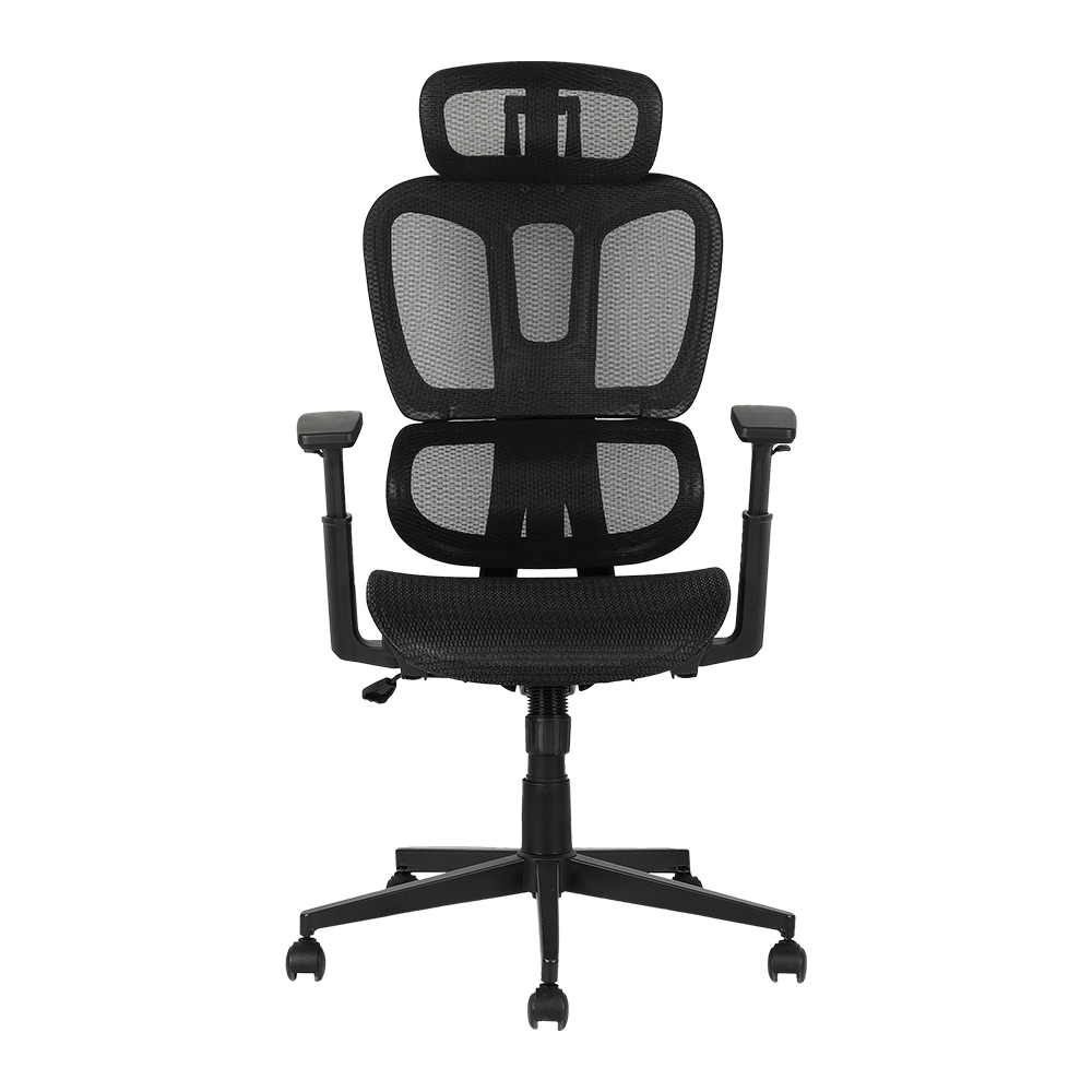 XL-5093 Cadeira ergonômica de malha com divisão lombar